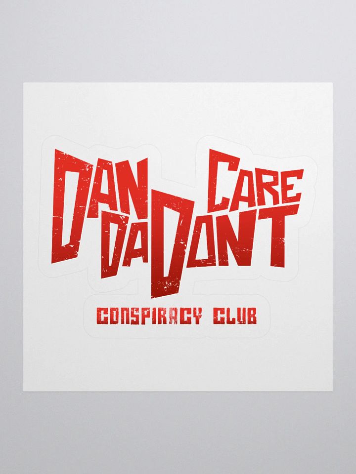 DDDC Conspiracy Club Sticker product image (1)