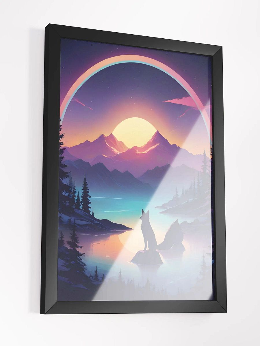 Wolf Sunset Framed Poster product image (4)