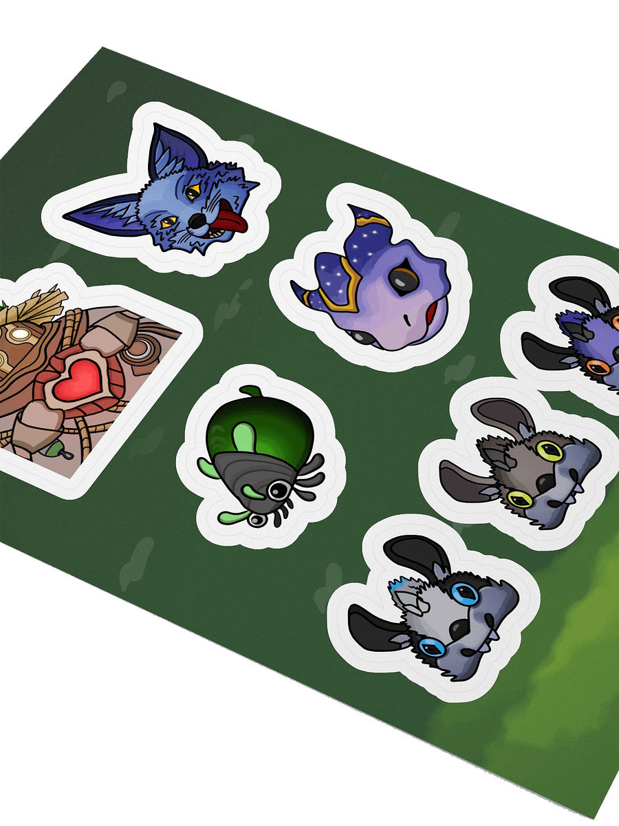 Palia Emotes Set - Kiss Cut Sticker Sheet product image (3)