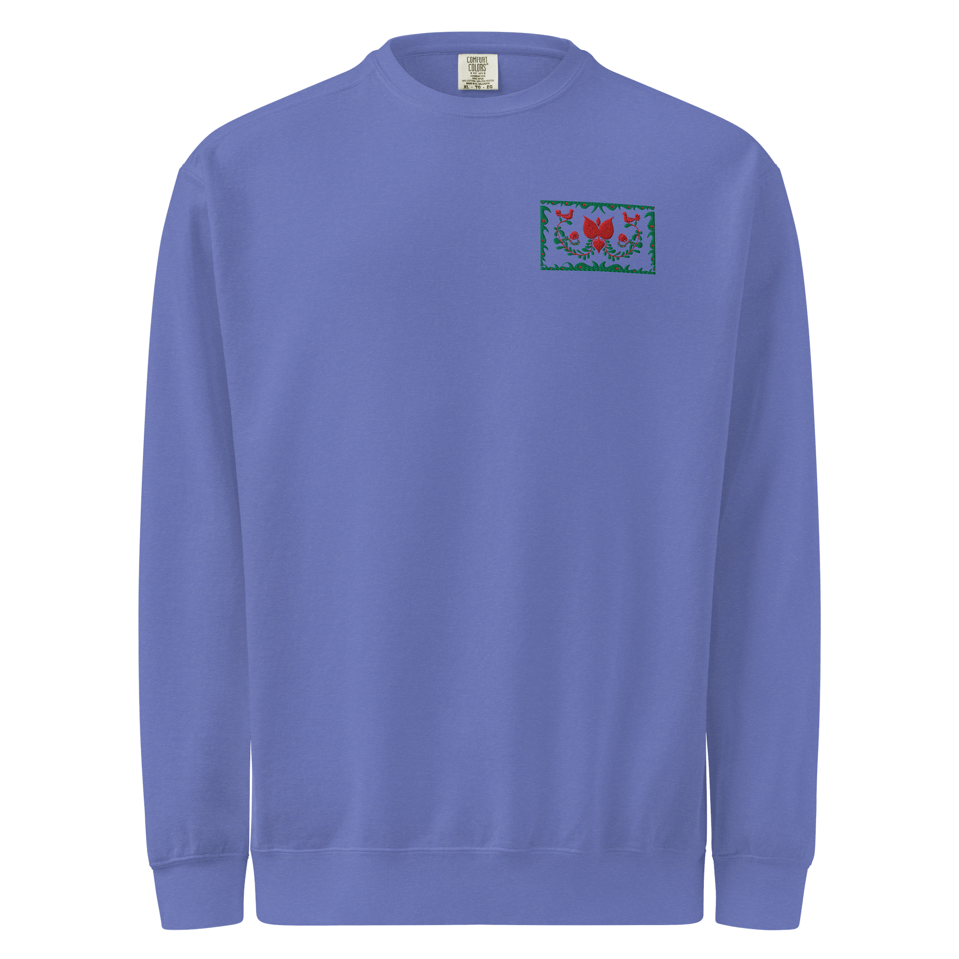 Vibrant Hungarian Floral Symphony Embroidered Sweatshirt product image (1)