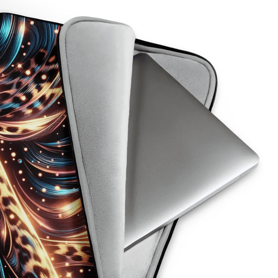 leapord Waves Laptop Sleeve product image (3)