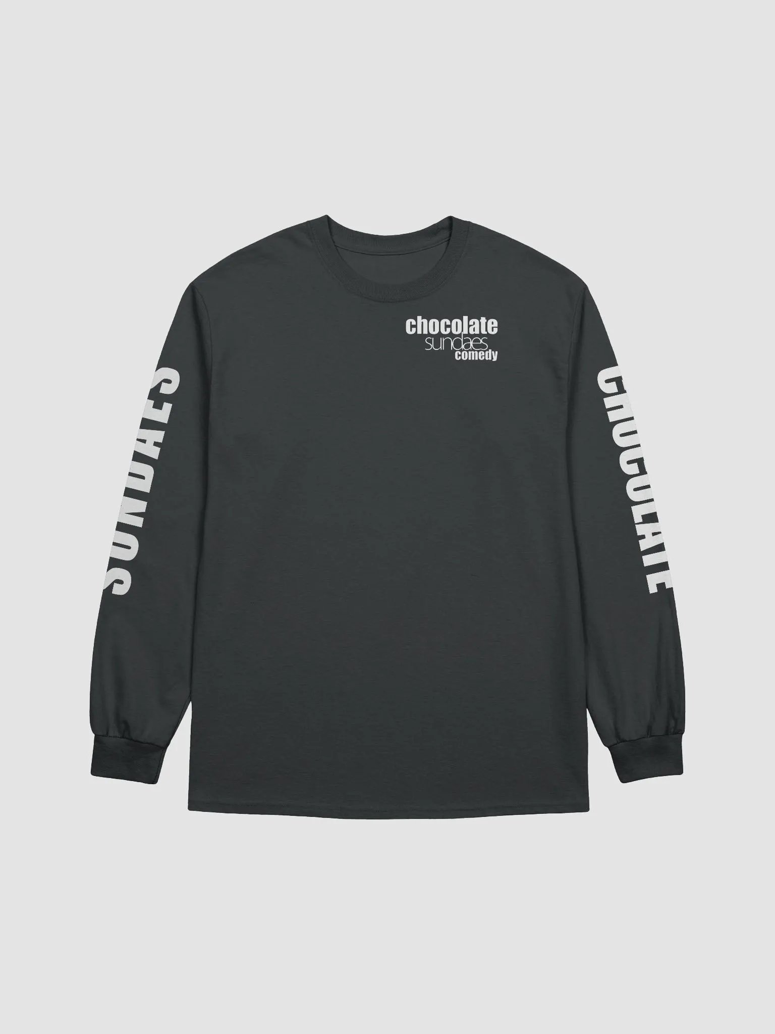Chocolate Sundaes Classic Long Sleeve (White Text) product image (6)
