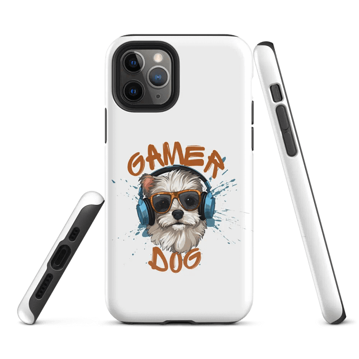 Gamer Dog Cool Vibes iPhone® Tough Case product image (2)