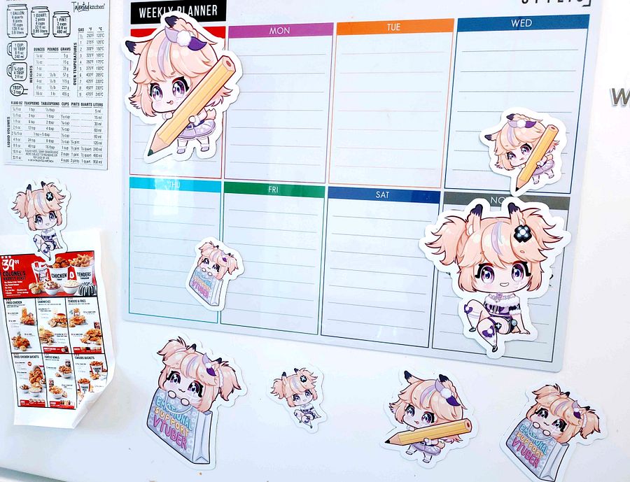 Emotional Support VTuber Magnet product image (3)