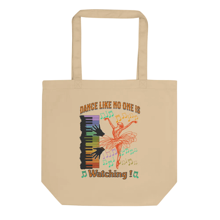 Dance Like No One Is Watching Ballet Rainbow Eco Tote Bag product image (1)