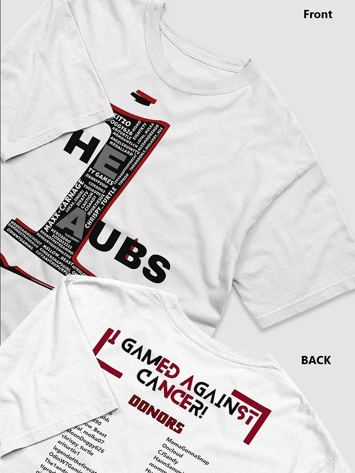 GoFundMe Fundraiser Shirt! WHITE product image (1)