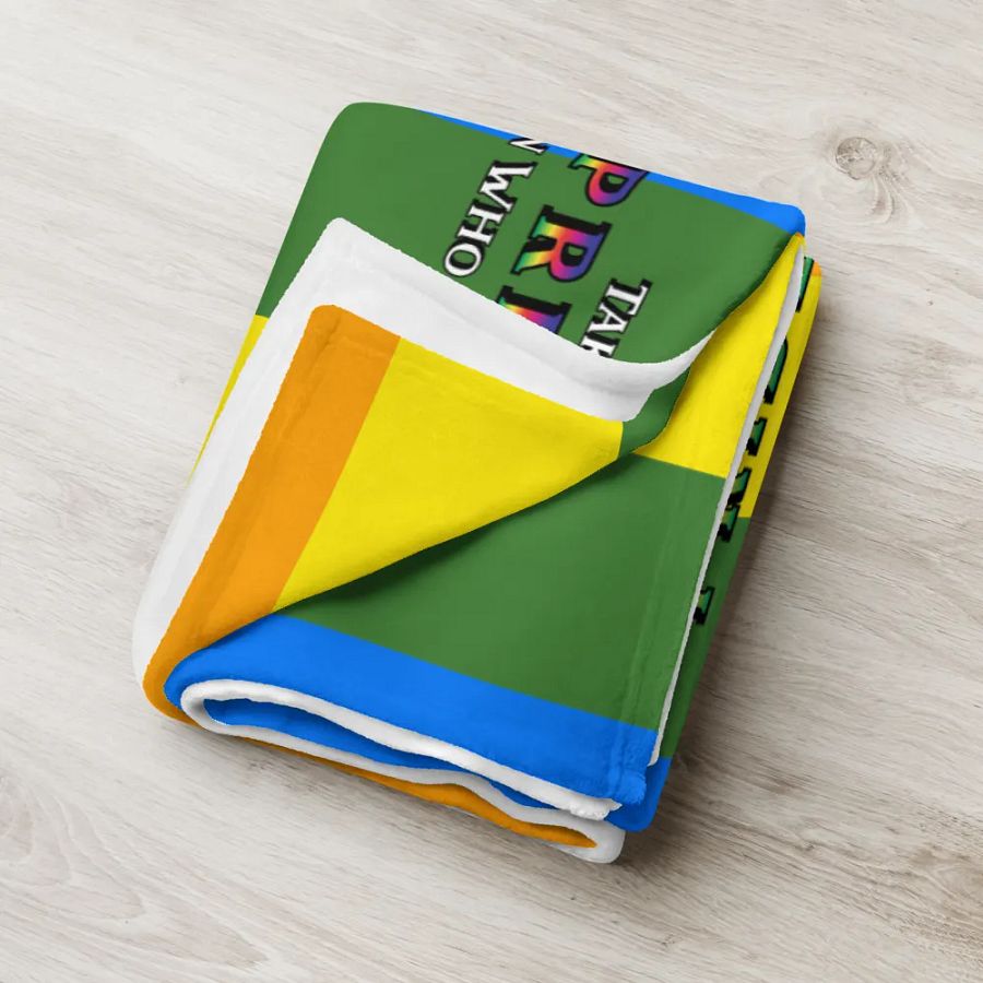 Pride Rainbow Throw Blanket product image (6)