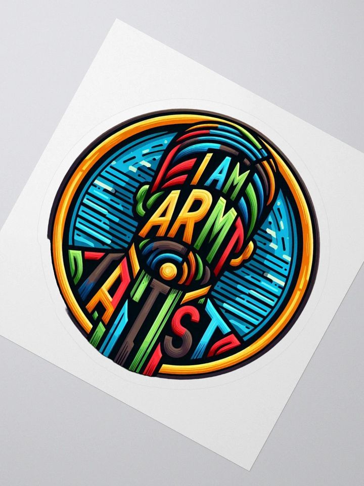 I AM ARTIST Abstract Sticker Set product image (2)