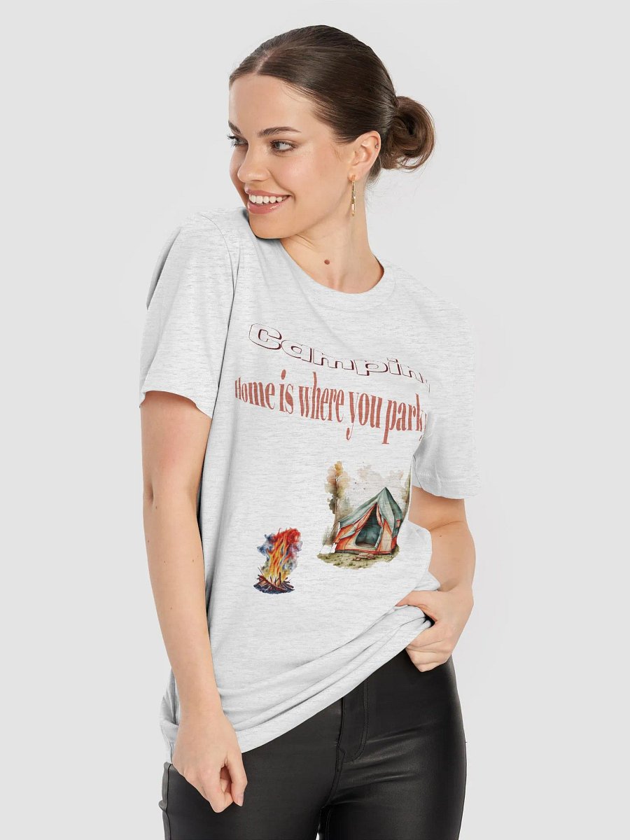 Funny Camping Design - 'Home is Where You Park Your...' Tent Art product image (87)