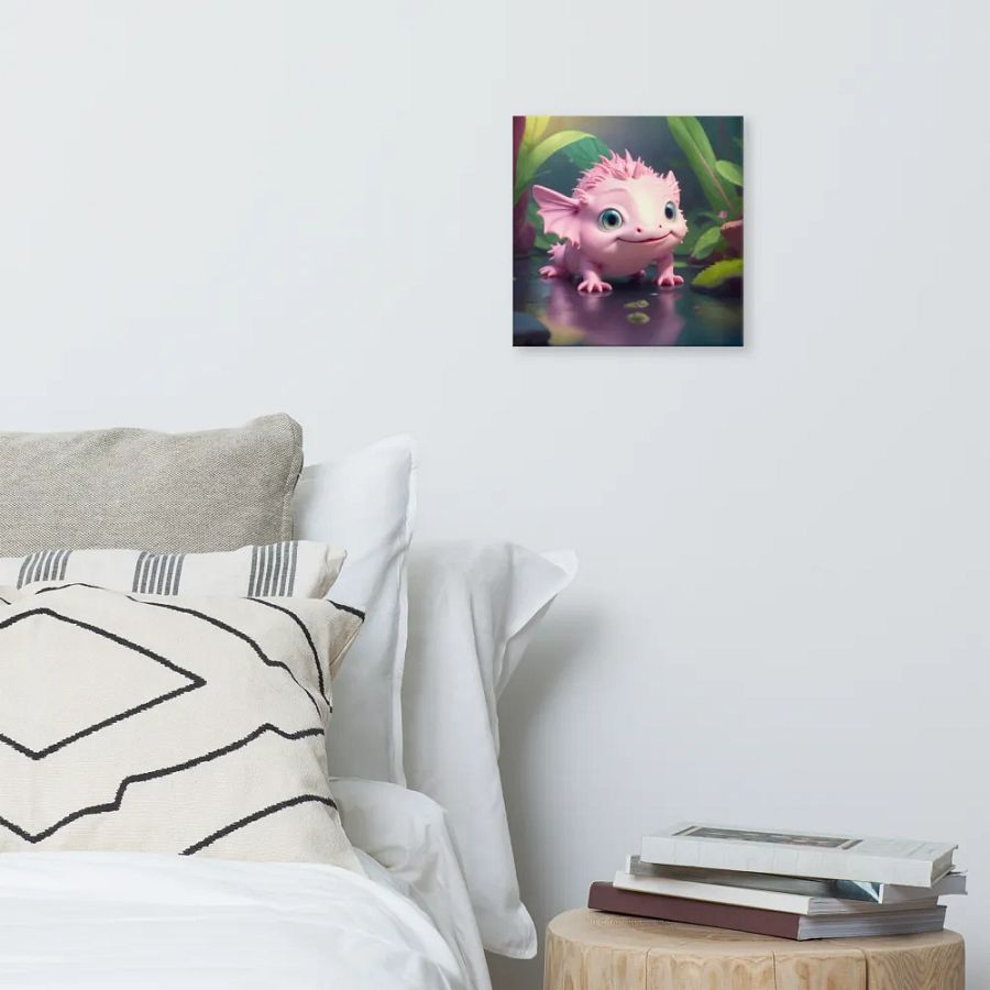 Endangered Species - Mexico - Axolotl Canvas Art product image (7)