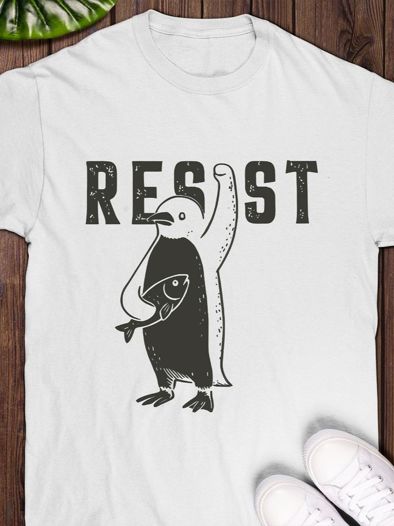 Resist Penguin Shirt