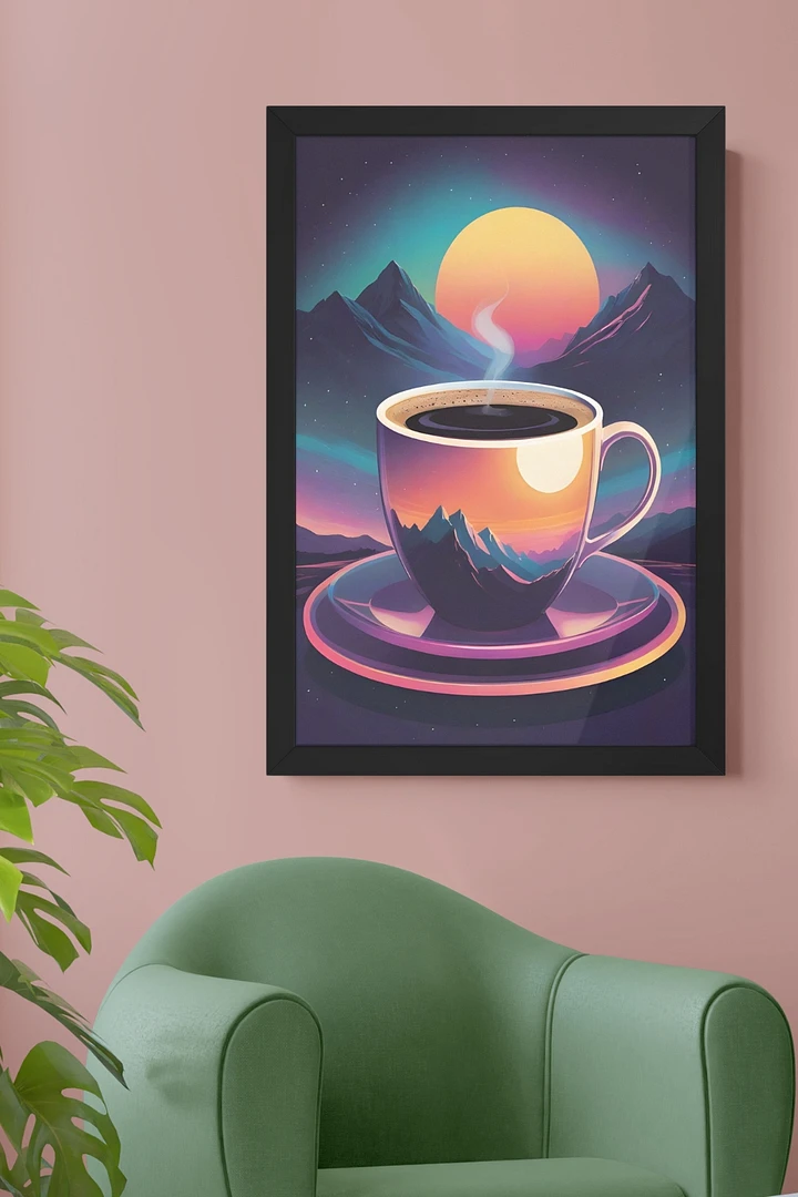 Coffee Sunset Framed Poster product image (1)