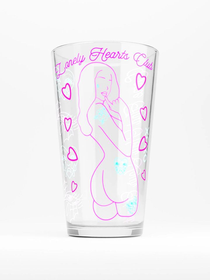 Lonely Hearts Club Pint Glass product image (1)