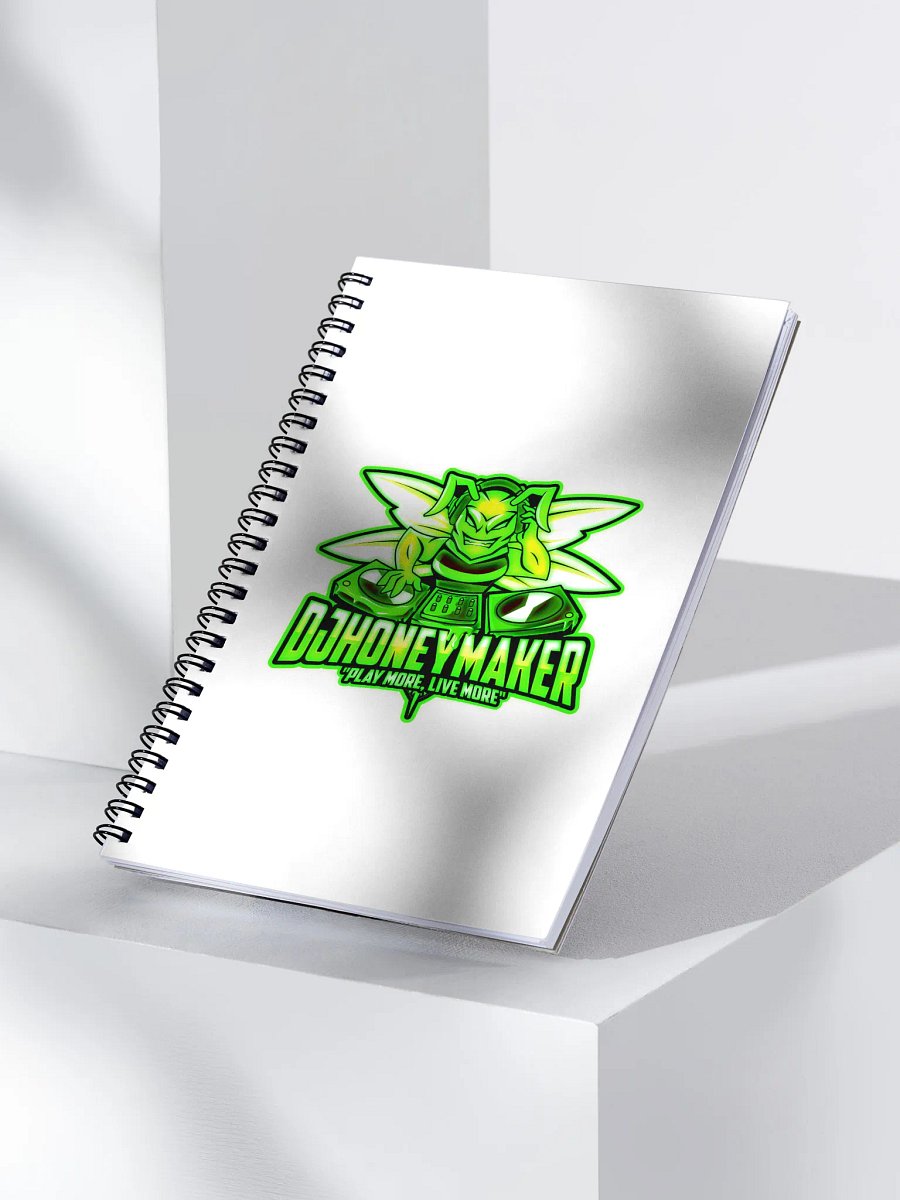 Neon Logo Spiral Notebook product image (3)