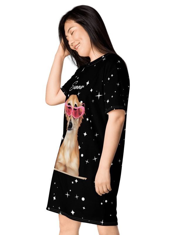 YOUR BEST FRIEND! / PERSONALIZED T-SHIRT DRESS product image (4)