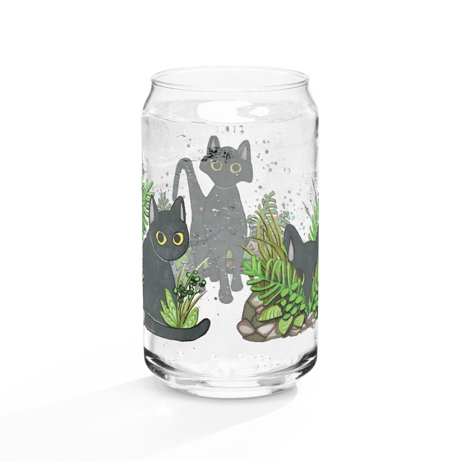 Feline Foliage Family - Can-Shaped Glassware product image (4)