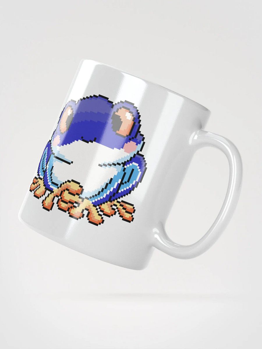 Dark Blue Rip the Frog White Glossy Mug product image (3)