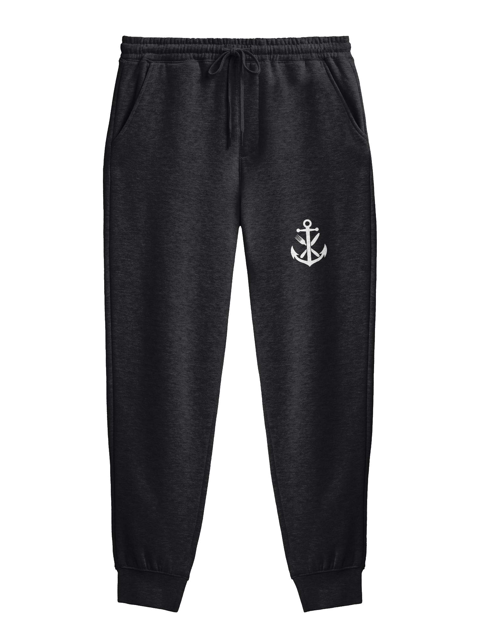 ANCHOR BLACK UNISEX JOGGERS product image (1)
