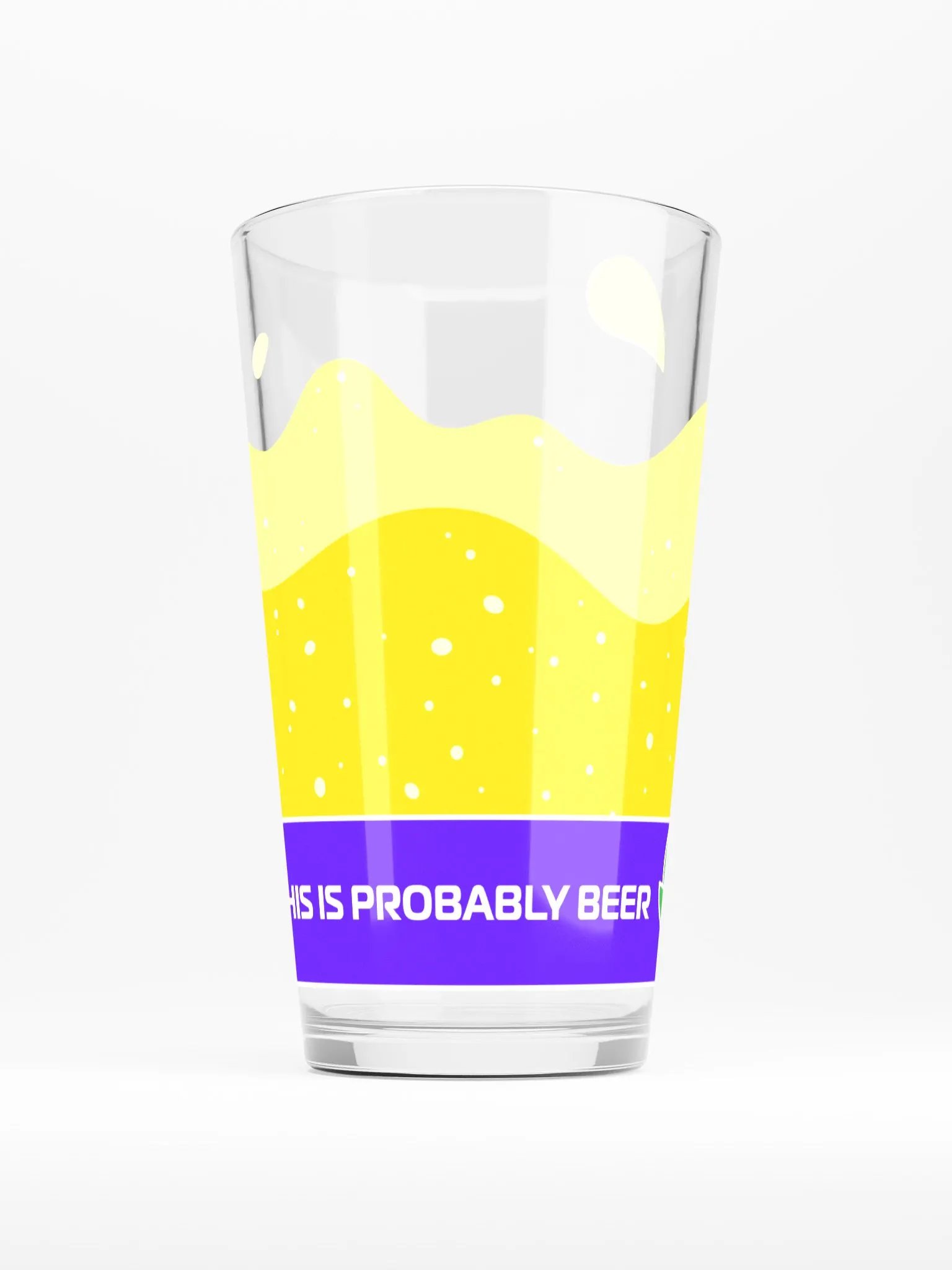 This Probably Beer Pint Glass product image (3)