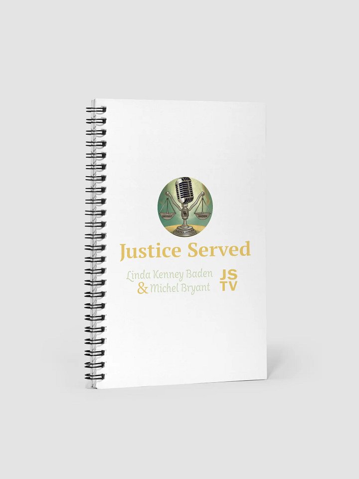 Justice Served TV Spiral Notebook product image (1)