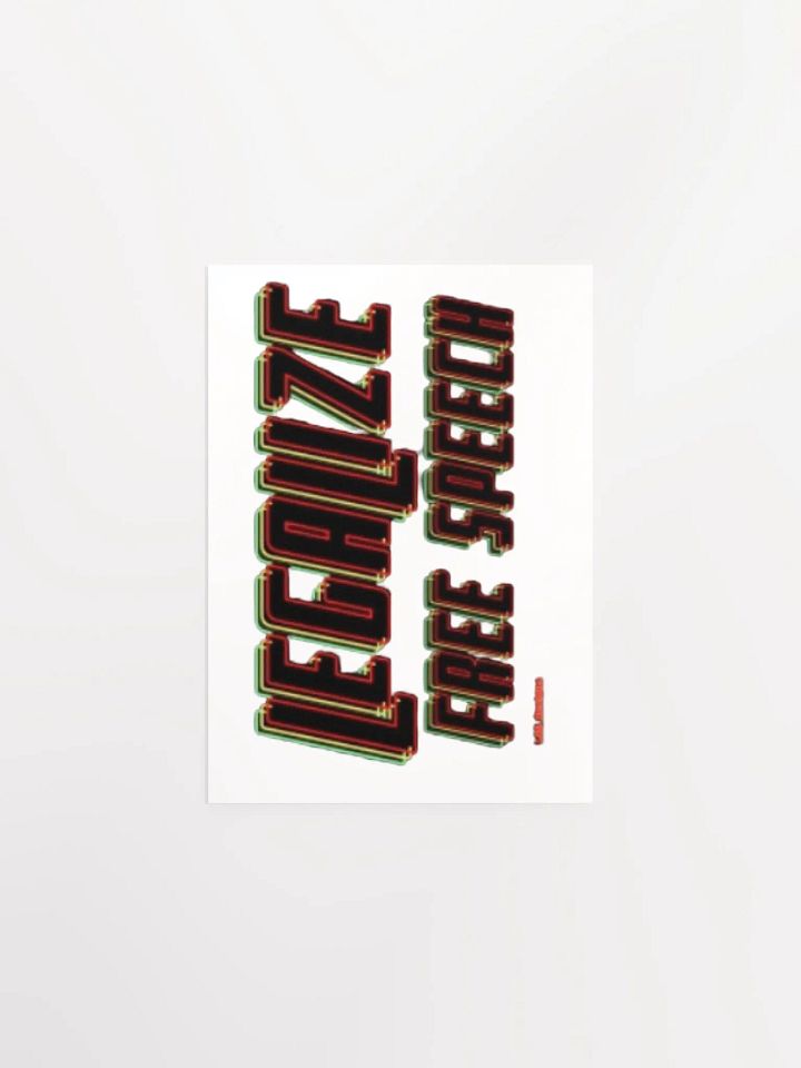 LEGALIZE FREE SPEECH product image (1)