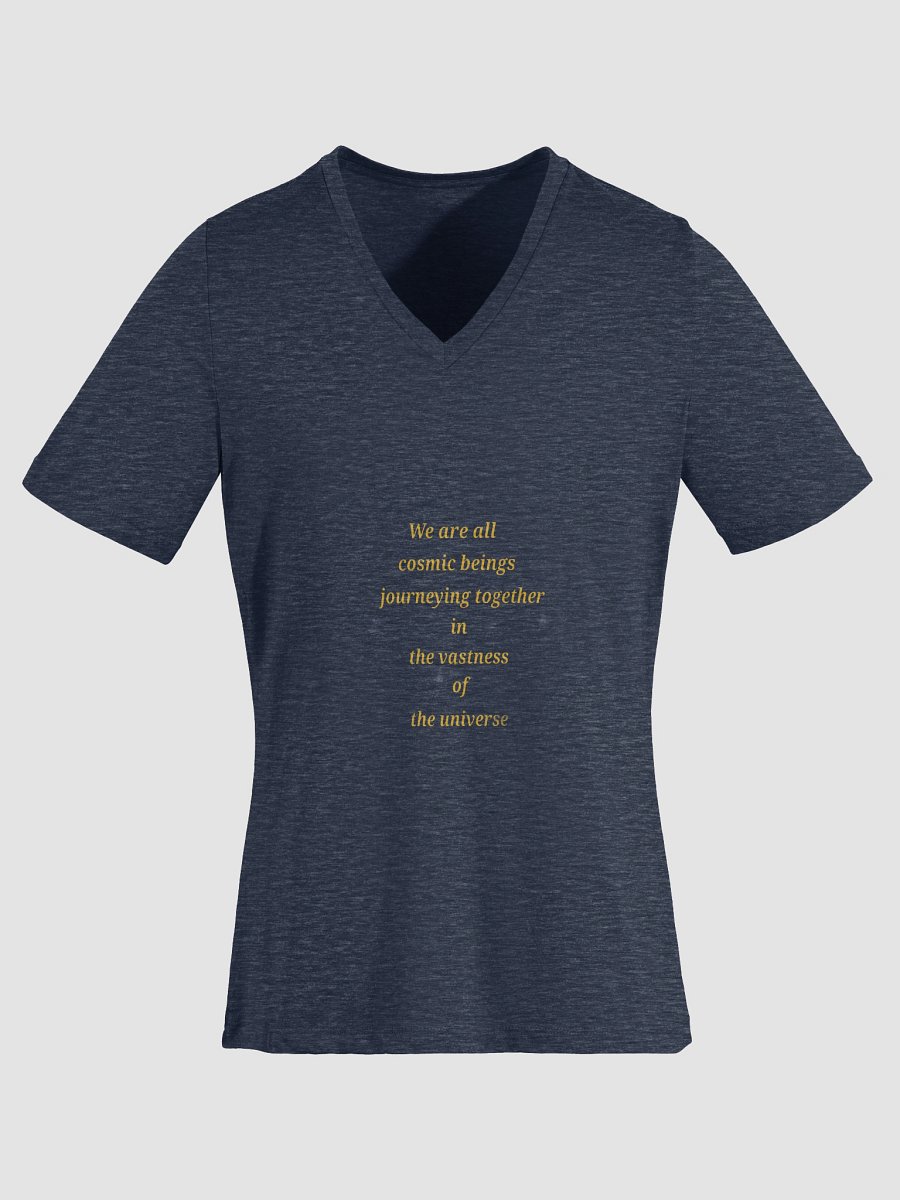 Cosmic Journey Relaxed V-Neck Tee product image (3)