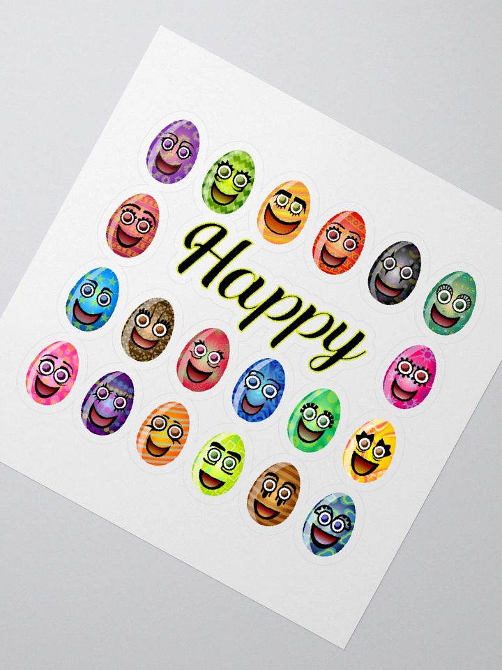 Happy Eggs Kiss Cut Stickers product image (5)