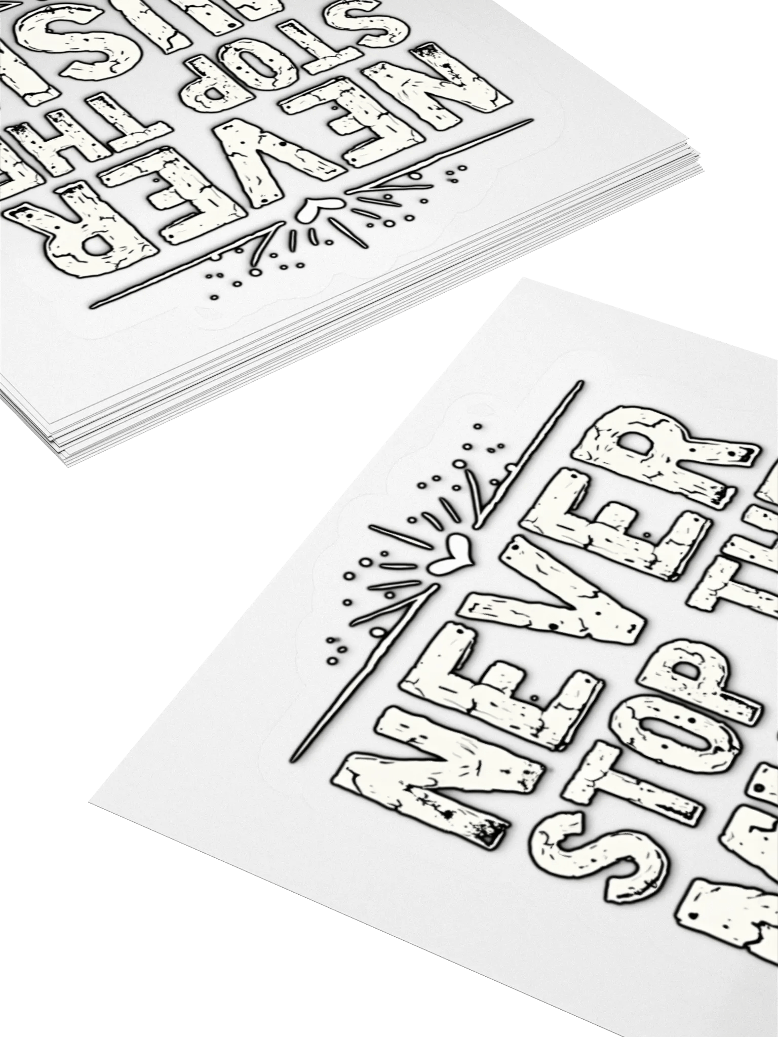Sticker - NSTM White product image (2)
