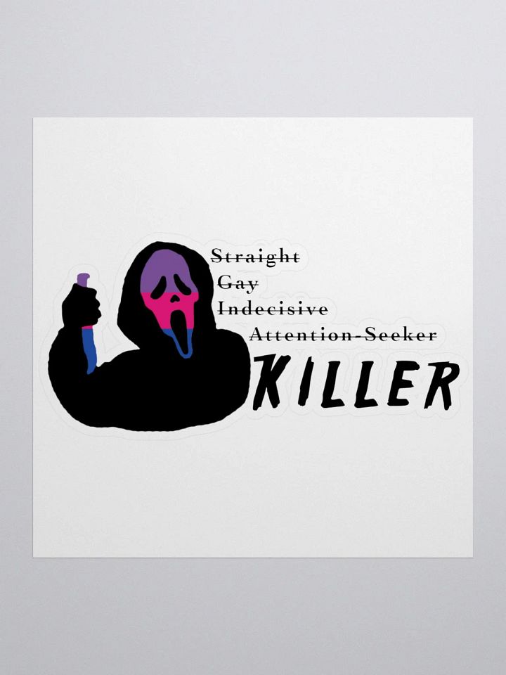 Bi Ghostface Sticker product image (1)