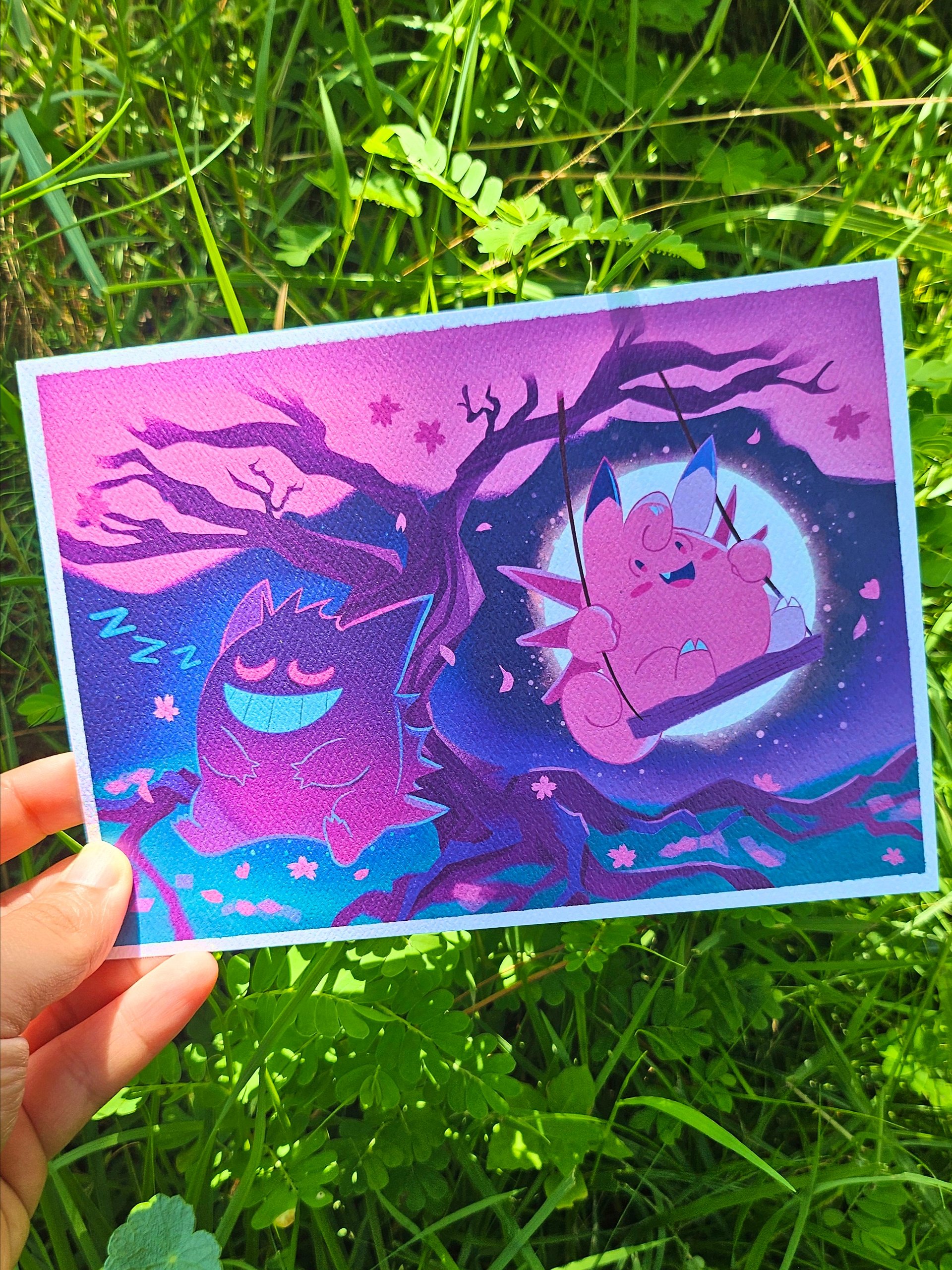 Sakura Moon | Postcard Print product image (1)