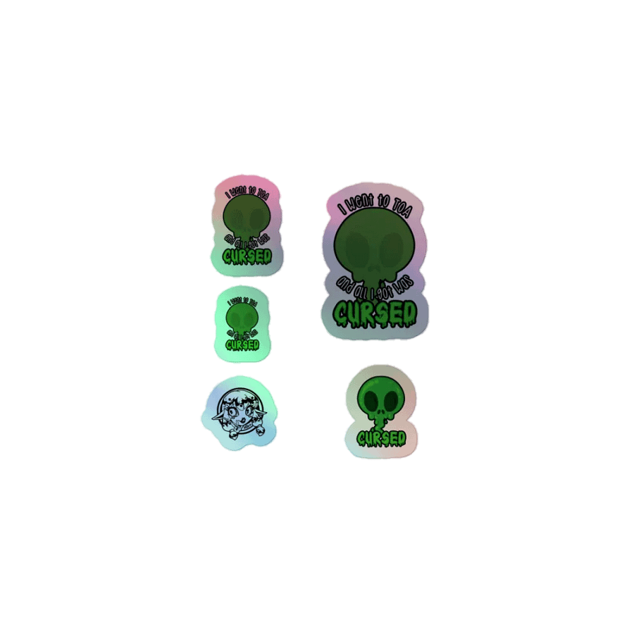 All I Got Was Cursed - Hunter - Holo Sticker Sheet product image (1)