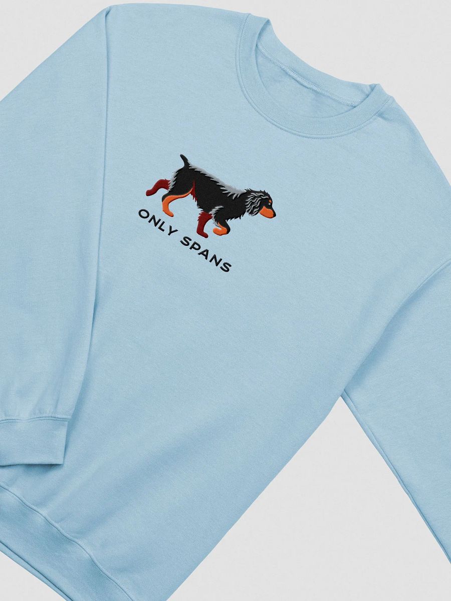 Only Spans Sweatshirt (Embroidered) of a Working Cocker Spaniel(Black & Tan) product image (6)