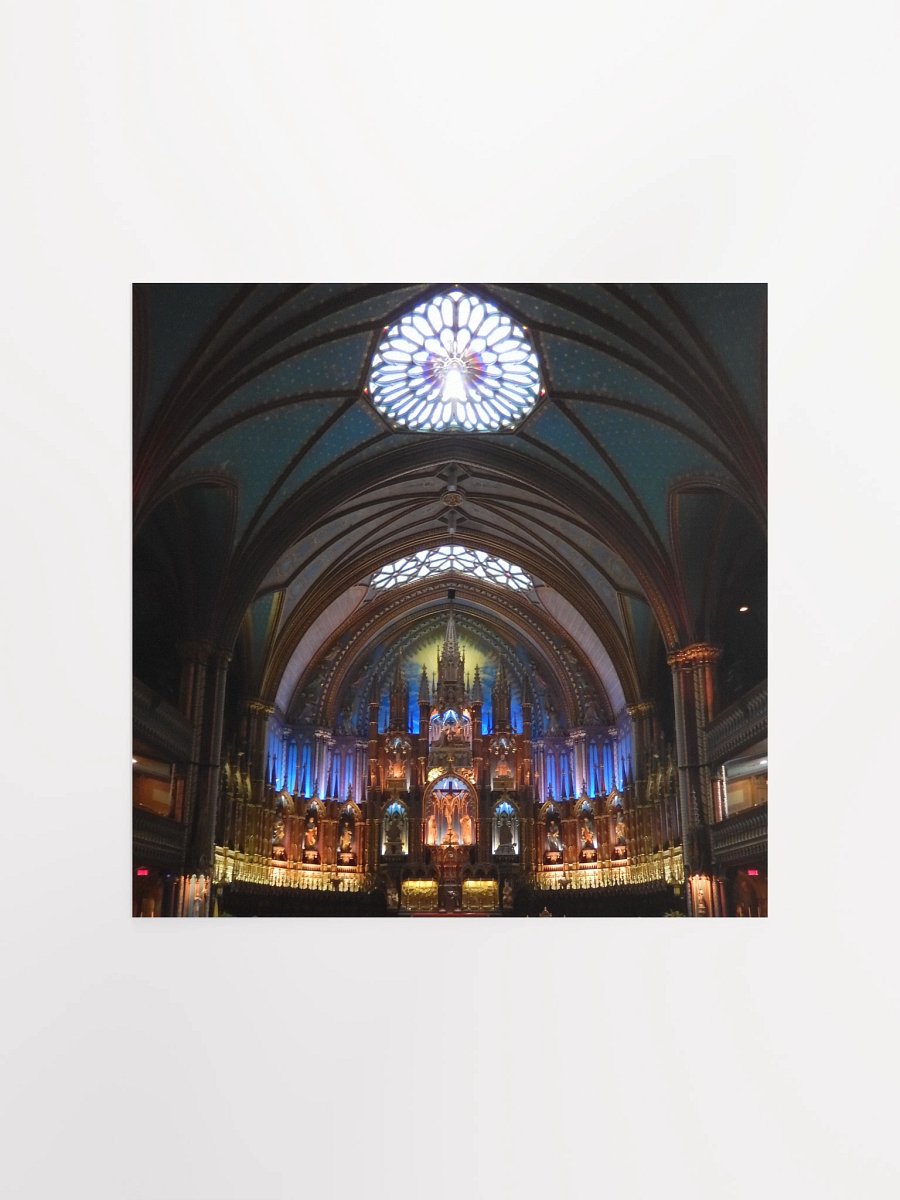 Montreal - Notre Dame Basilica interior - print/poster product image (2)