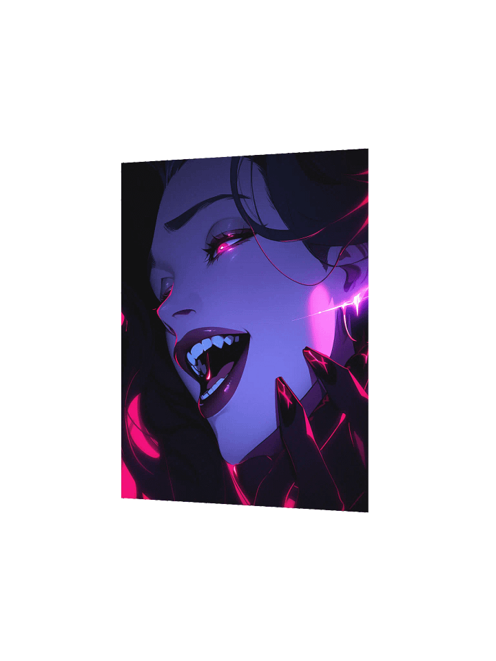 Neon Nocturnal Vamp Poster product image (10)