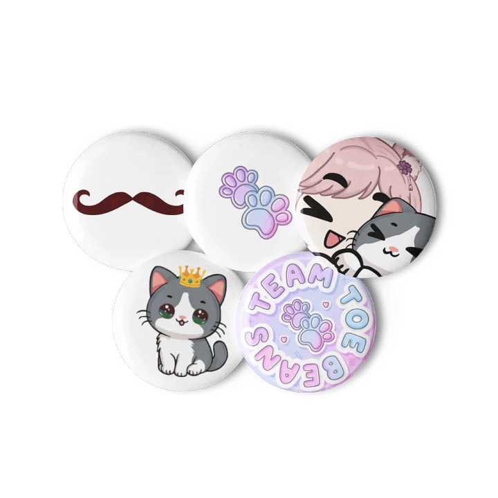 Team Toe Bean Buttons product image (2)