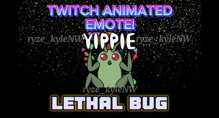 Twitch Animated Emote LETHAL BUG product image (1)