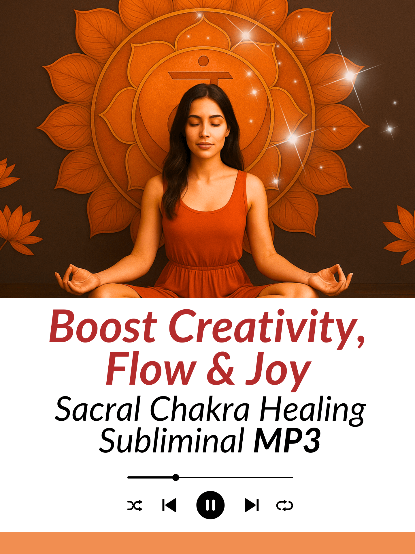 Sacral Chakra Healing Subliminal - Boost Creativity, Flow & Joy | MP3 Audio Download product image (1)