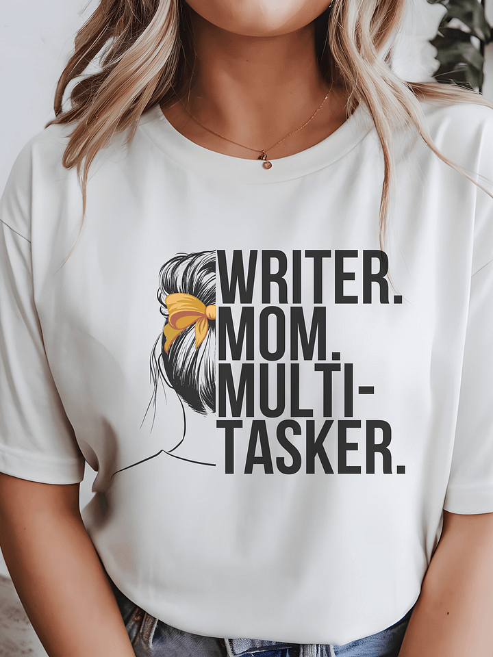Writer, Mom, Multitasker Women's T-shirt product image (57)