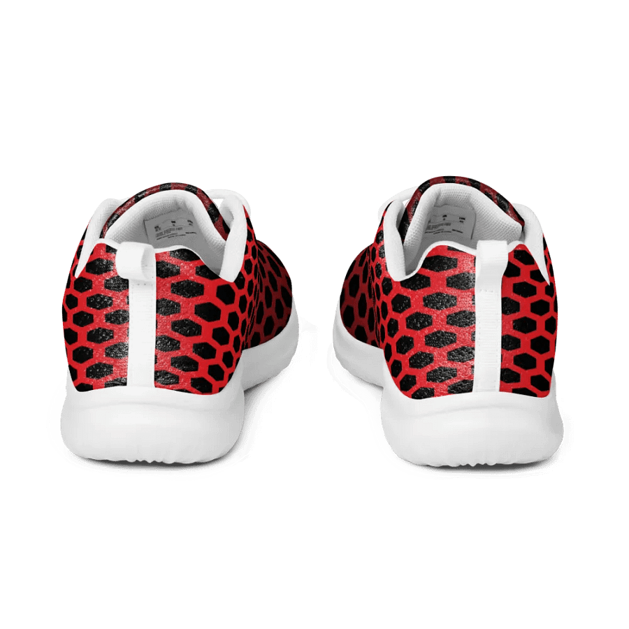 Honeycomb Red & Black Men's Athletic Shoes product image (5)