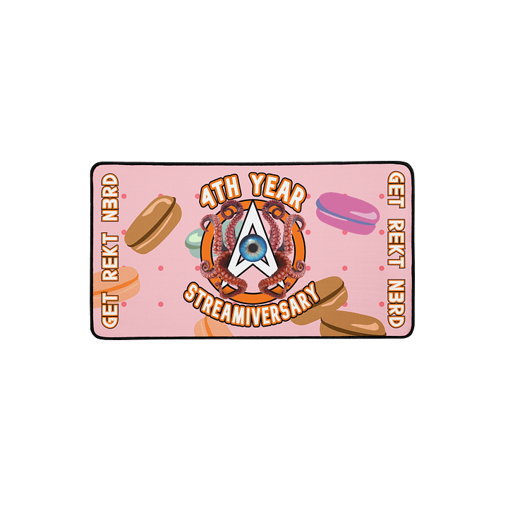(Limited Edition) 4th Streamiversary 'OA-Cthulhu' Logo Desk Mat - *Macaron Theme* product image (2)