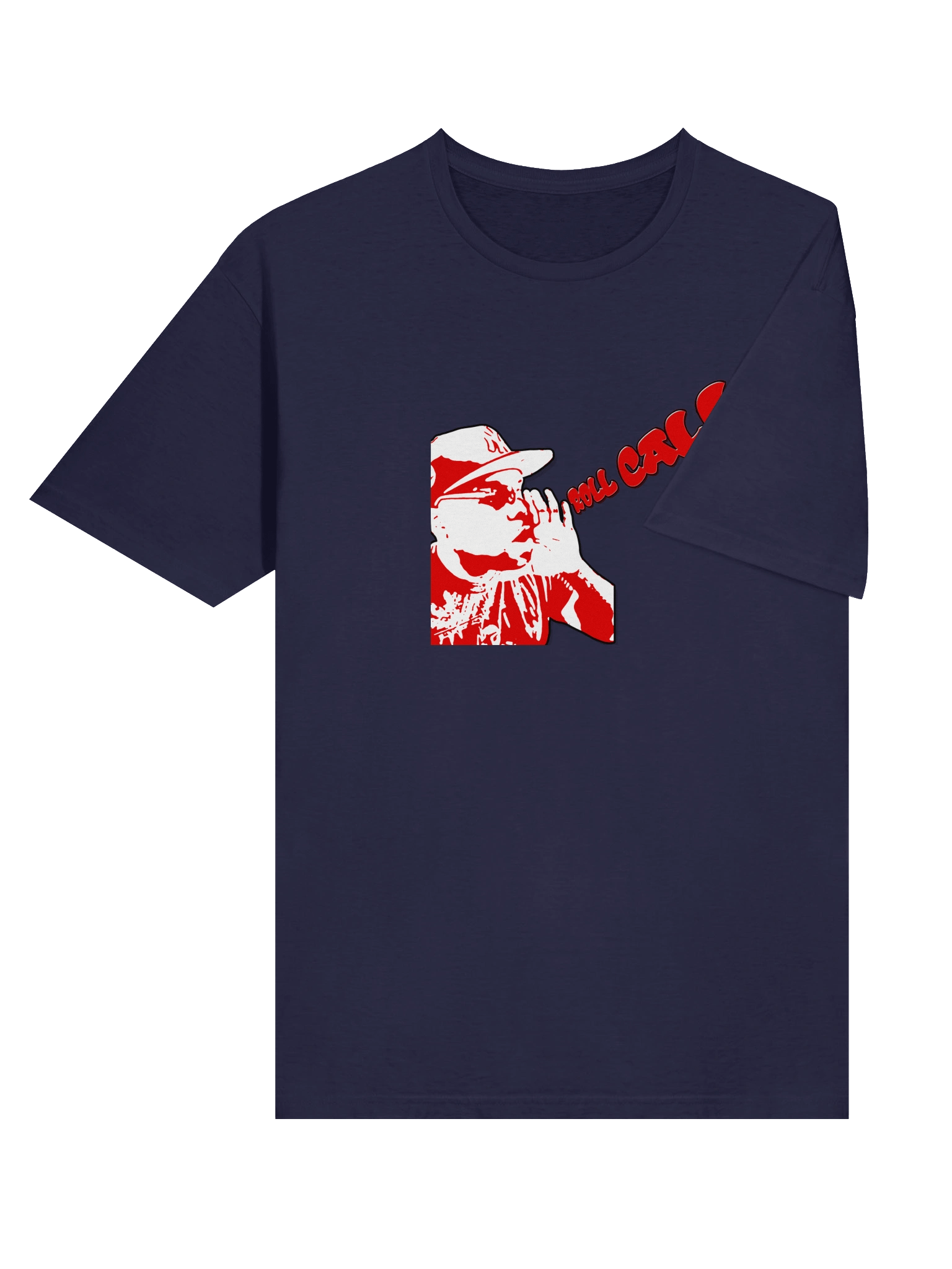 Navy Blue Red & White Logo Roll Call T-Shirt product image (6)