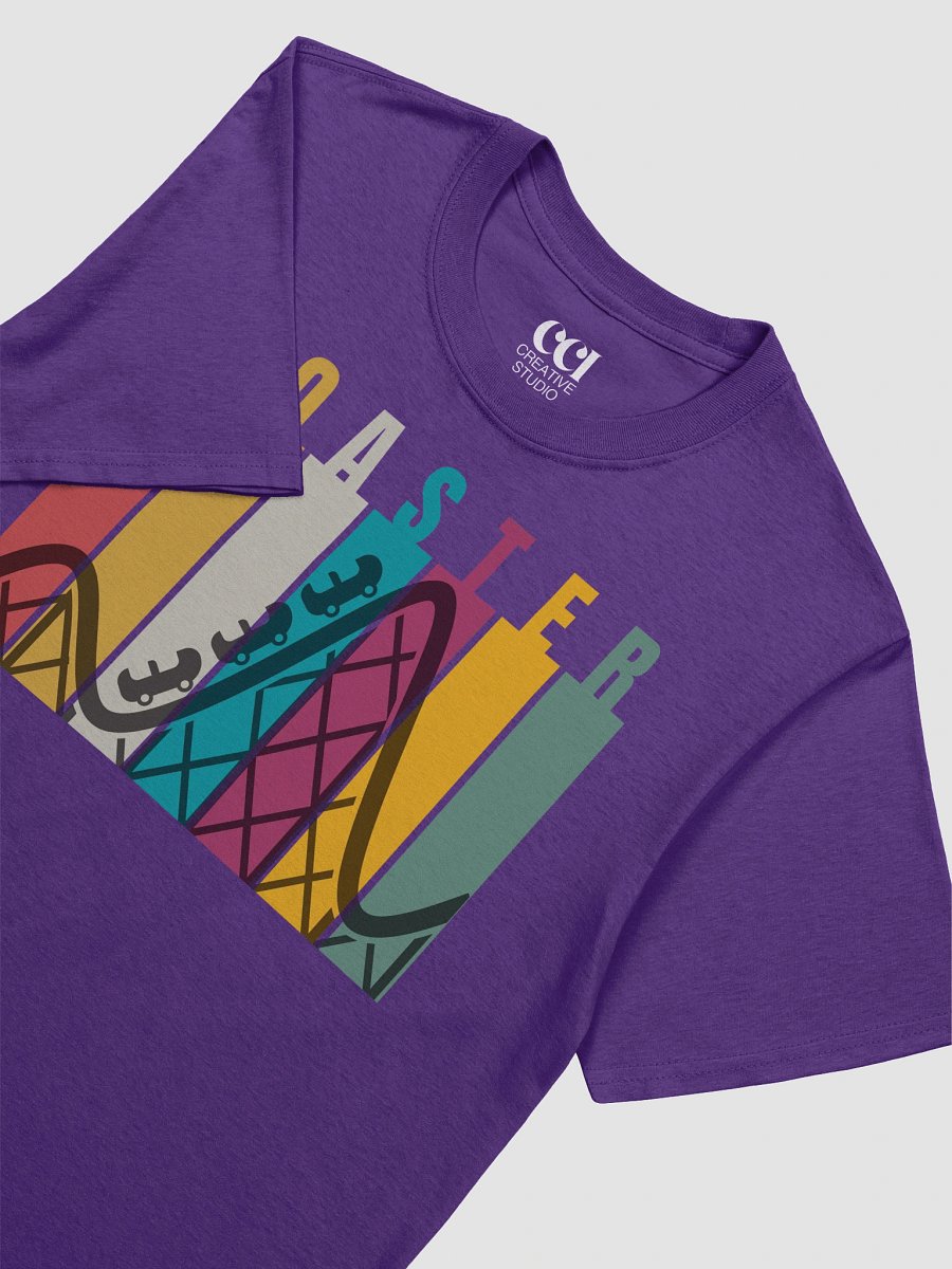 Coaster Vibes – Retro Roller Coaster Adventure Art product image (3)