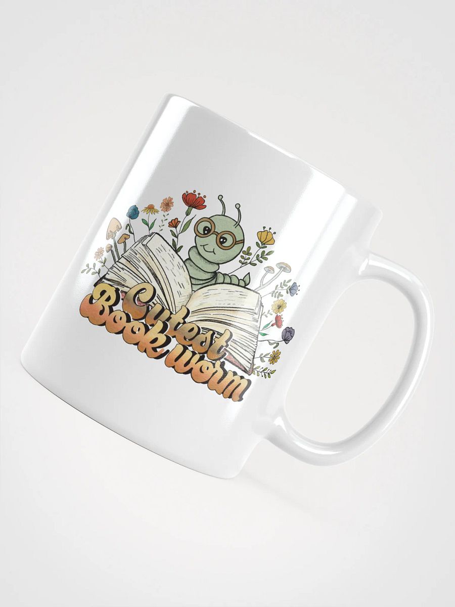 Cutest Bookworm Mug – Whimsical Book Lover Gift product image (11)