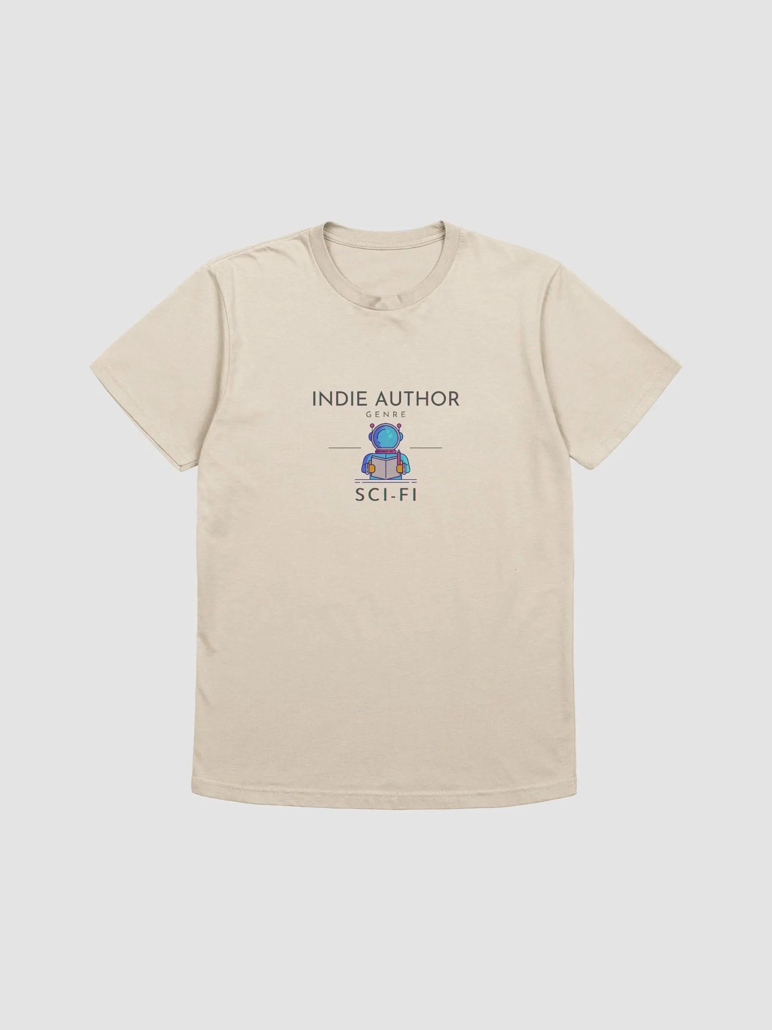 Indie Author Genre Sci-Fi supersoft cream t-shirt product image (1)