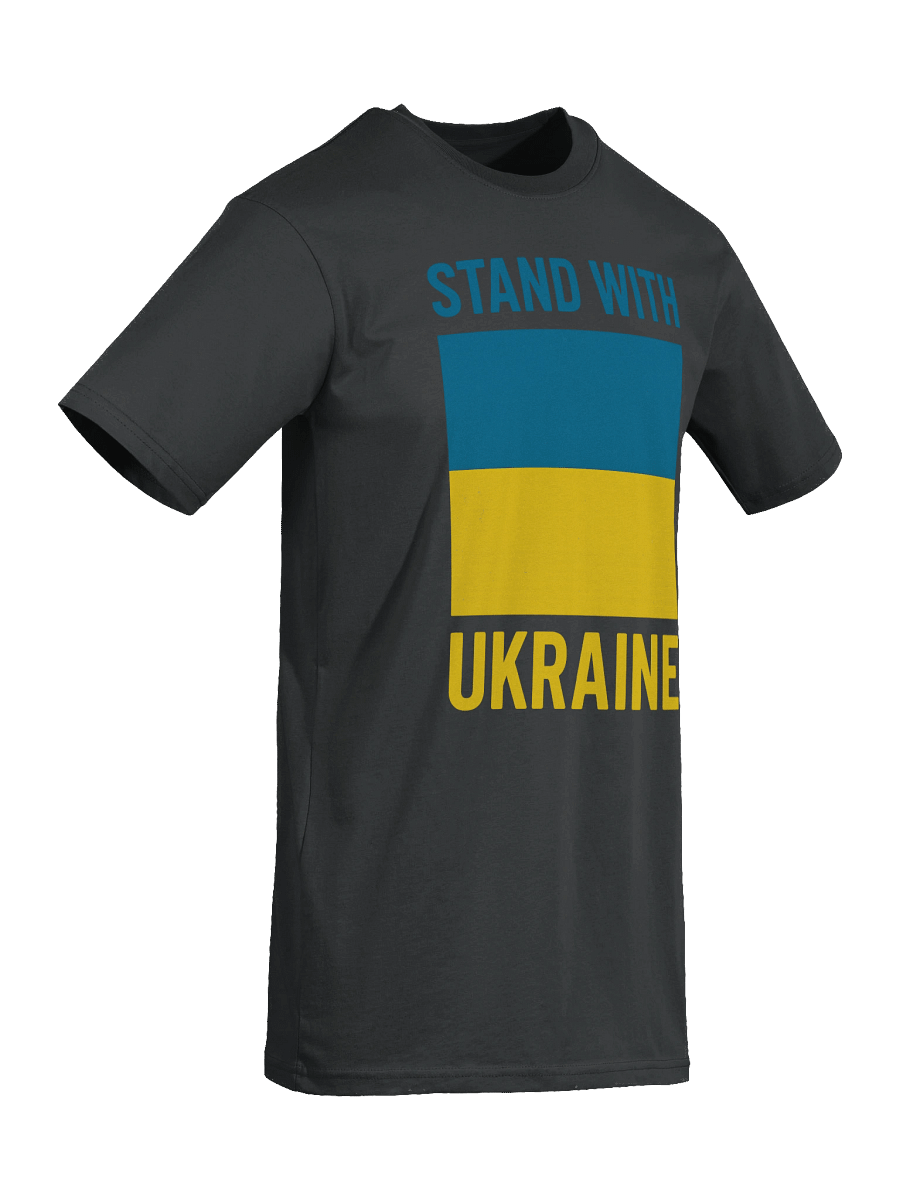 Stand with Ukraine Flag Tee product image (8)