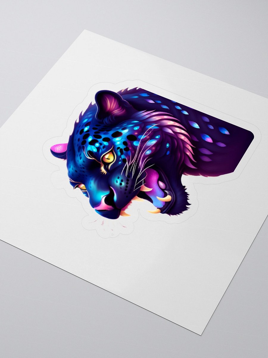 Neon Panther Kiss Cut Stickers product image (3)