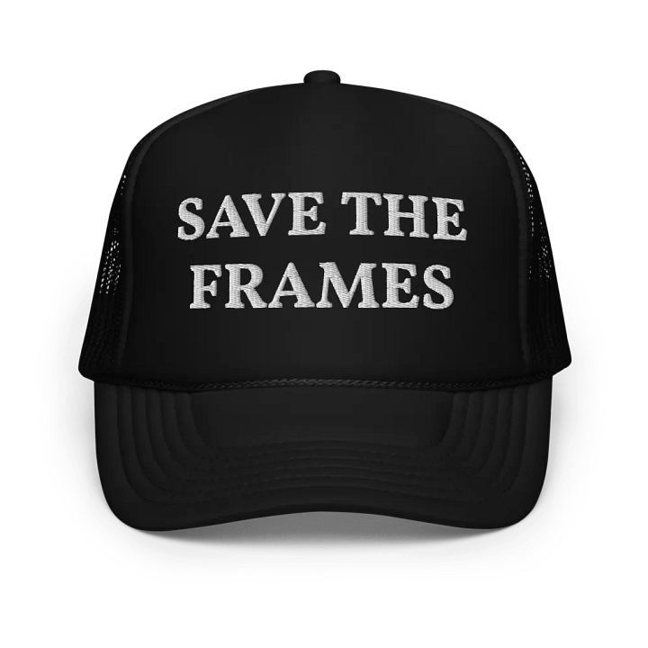 Save the frames - Embroidered Trucker Cap Hat product image (1)