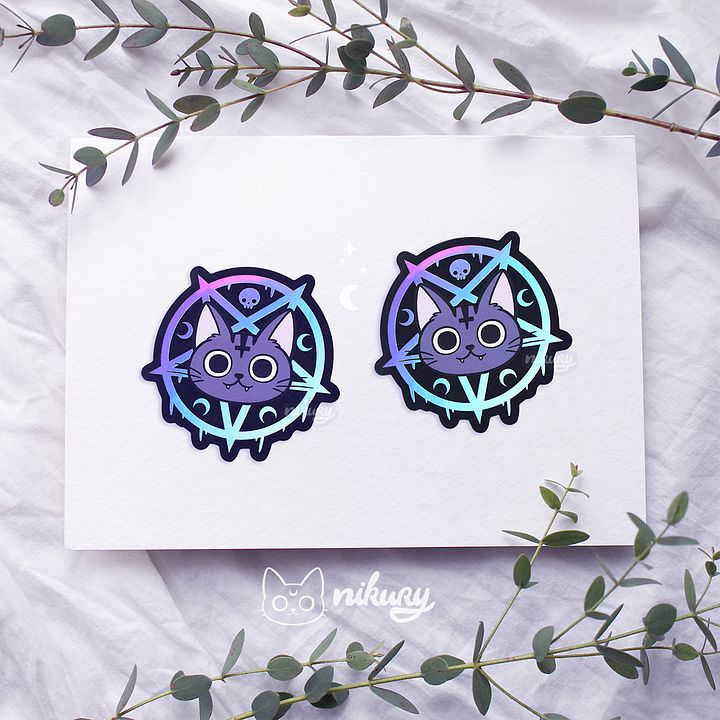 Holographic Lucipurr Sticker product image (2)