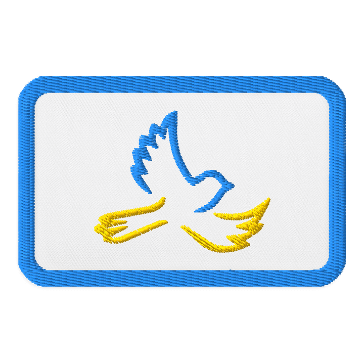Stand With Ukraine Embroidered Patch product image (1)