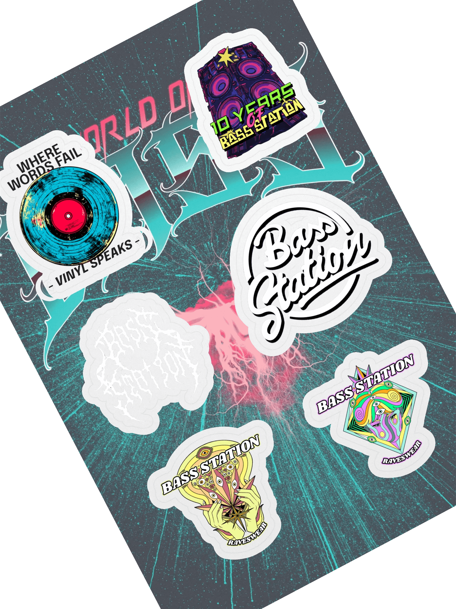 10 Years of Bass Station Stickers product image (1)